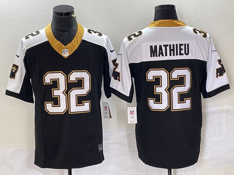 Men New Orleans Saints #32 Mathieu Black 2023 Nike Vapor Limited NFL Jersey->cincinnati reds->MLB Jersey